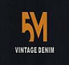 5M VINTAGE DENIM (and logo) trademark logo
