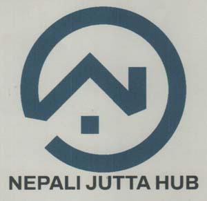 NEPALI JUTTA HUB (and logo) trademark logo