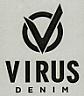 VIRUS DENIM (and logo) trademark logo