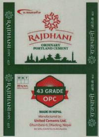 RAJDHANI (and logo) trademark logo