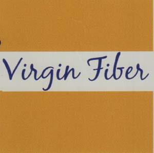 VIRGIN FIBER (and logo) trademark logo