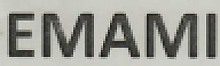 EMAMI (and logo) trademark logo
