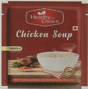 HEALTHY CHOICE CHICKEN SOUP (and logo) trademark logo