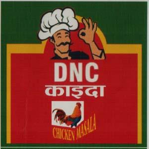 DNC KAIDA CHICKEN MASALA (and logo) trademark logo