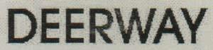 DEERWAY (and logo) trademark logo