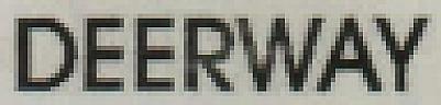 DEERWAY (and logo) trademark logo