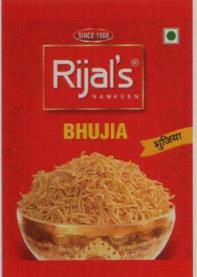 RIJAL'S BHUJIA (and logo) trademark logo