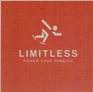 LIMITLESS (and logo) trademark logo