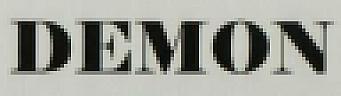 DEMON (and logo) trademark logo