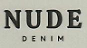 NUDE DENIM (and logo) trademark logo