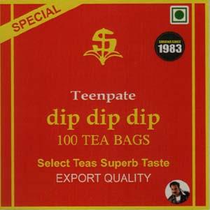 TEENPATE DIP DIP DIP (and logo) trademark logo