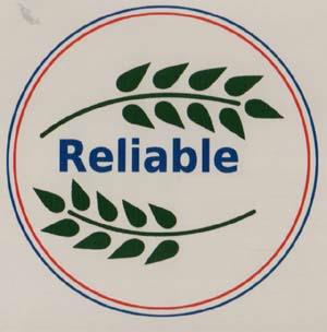 RELIABLE (and logo) trademark logo