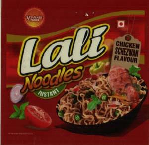 LALI NOODLES (and logo) trademark logo