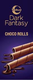 SUNFEAST DARK FANTASY CHOCO ROLLS (and logo) trademark logo