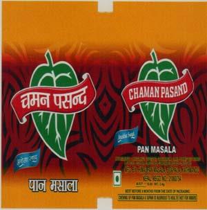 CHAMAN PASAND (and logo) trademark logo