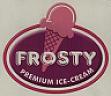 FROSTY PREMIUM ICE-CREAM (and logo) trademark logo