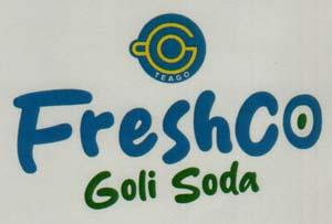TEAGO FRESHCO GOLI SODA (and logo) trademark logo