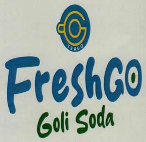 TEAGO FRESHGO GOLI SODA (and logo) trademark logo