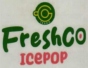 TEAGO FRESHCO ICEPOP (and logo) trademark logo