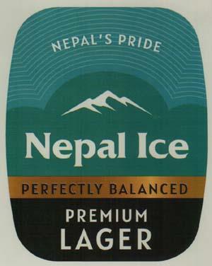 NEPAL ICE PREMIUM LAGER (and logo) trademark logo