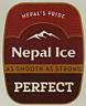 NEPAL ICE PERFECT (and logo) trademark logo