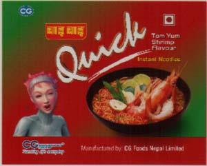 WAI WAI QUICK TOMYUM (and logo) trademark logo