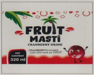 FRUIT MASTI (and logo) trademark logo