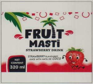 FRUIT MASTI (and logo) trademark logo