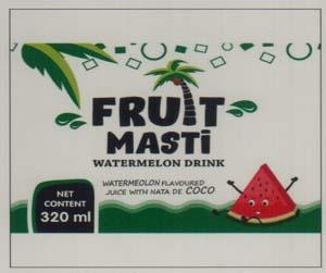 FRUIT MASTI (and logo) trademark logo