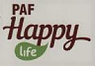 PAF HAPPY LIFE (and logo) trademark logo