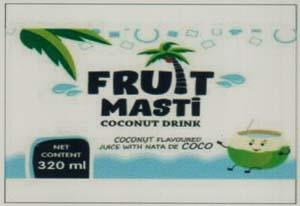 FRUIT MASTI (and logo) trademark logo