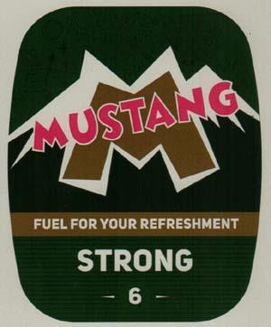 MUSTANG STRONG (and logo) trademark logo