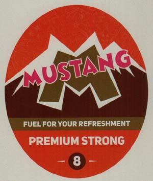 MUSTANG PREMIUM STRONG 8 (and logo) trademark logo