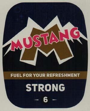 MUSTANG STRONG (and logo) trademark logo