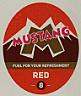 MUSTANG RED (and logo) trademark logo