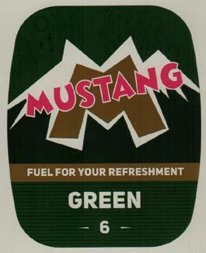 MUSTANG GREEN (and logo) trademark logo