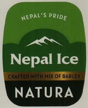 NEPAL ICE NATURA (and logo) trademark logo