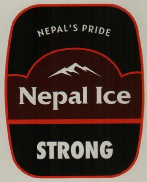 NEPAL ICE STRONG (and logo) trademark logo