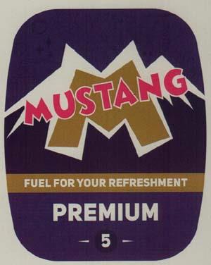MUSTANG PREMIUM 5 (and logo) trademark logo
