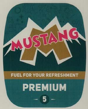 MUSTANG PREMIUM 5 (and logo) trademark logo