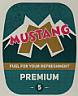 MUSTANG PREMIUM 5 (and logo) trademark logo