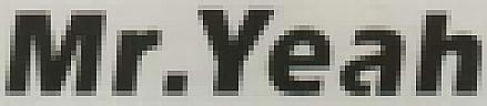 Mr. Yeah (and logo) trademark logo