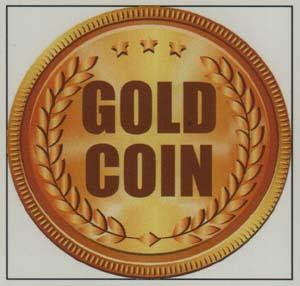 GOLD COIN (and logo) trademark logo