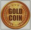 GOLD COIN (and logo) trademark logo