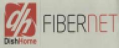 DISHHOME FIBERNET (and logo) trademark logo