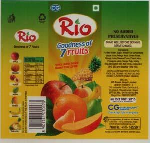 RIO MIXED FRUIT (and logo) trademark logo