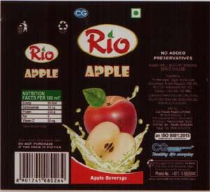 RIO APPLE (and logo) trademark logo