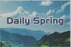 DAILY SPRING (and logo) trademark logo
