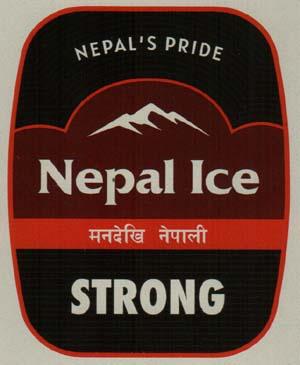NEPAL ICE STRONG (and logo) trademark logo