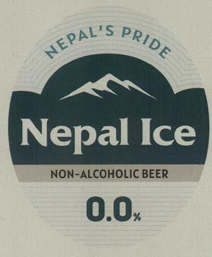 NEPAL ICE NON-ALCOHOLIC BEER (and logo) trademark logo